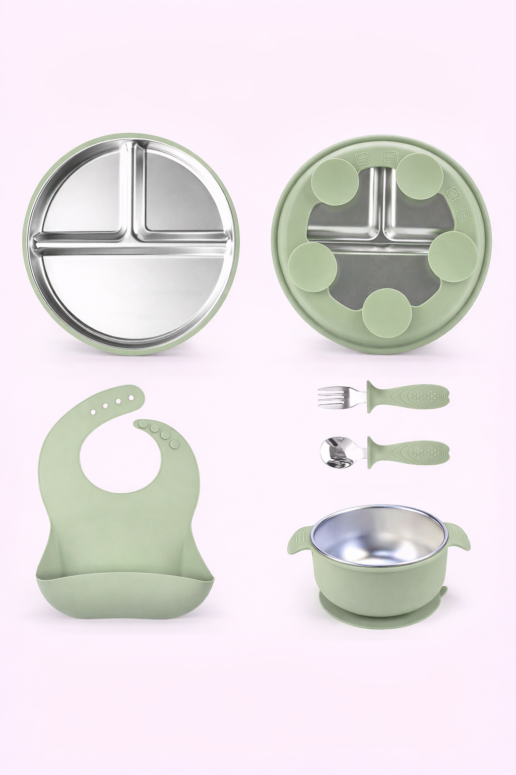PureSteel Mealtime Set 🍼