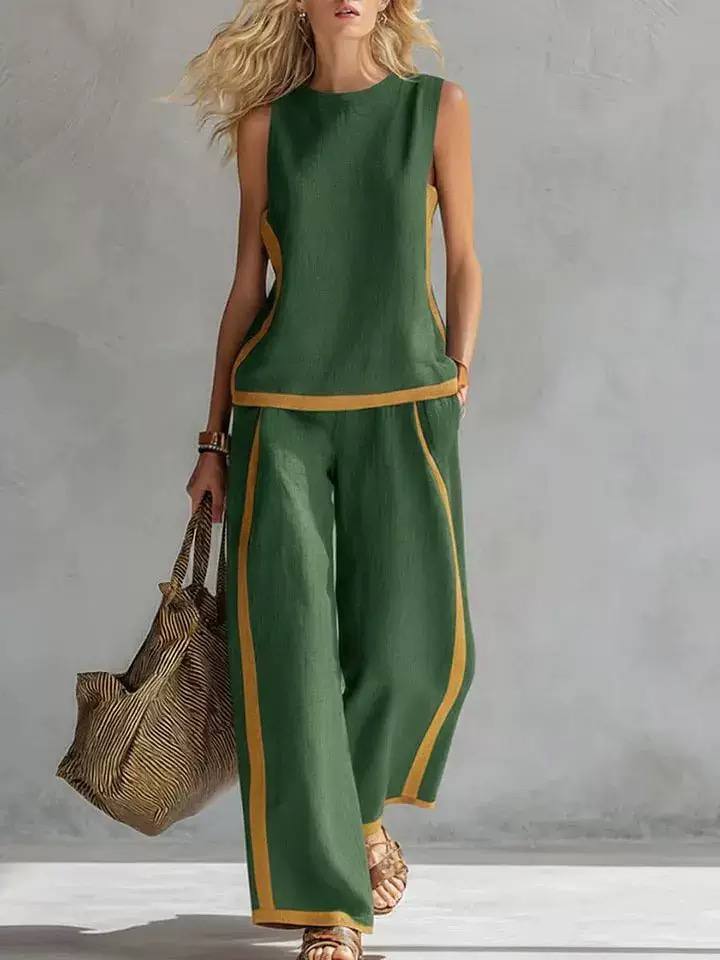 Aurene | linen two-piece outfit