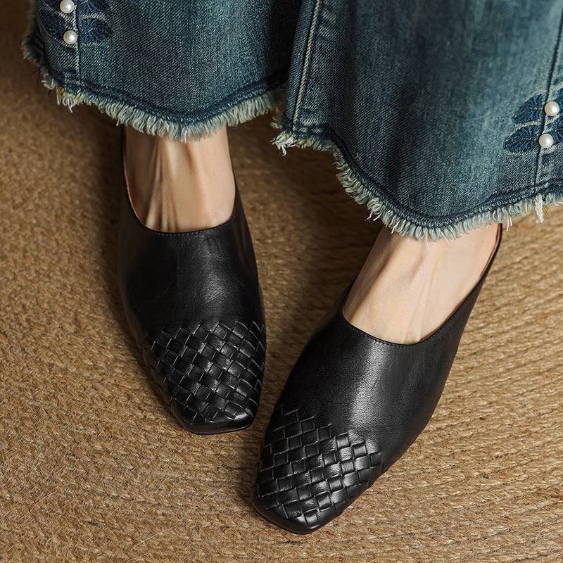 Velmirae | woven slip-on slides