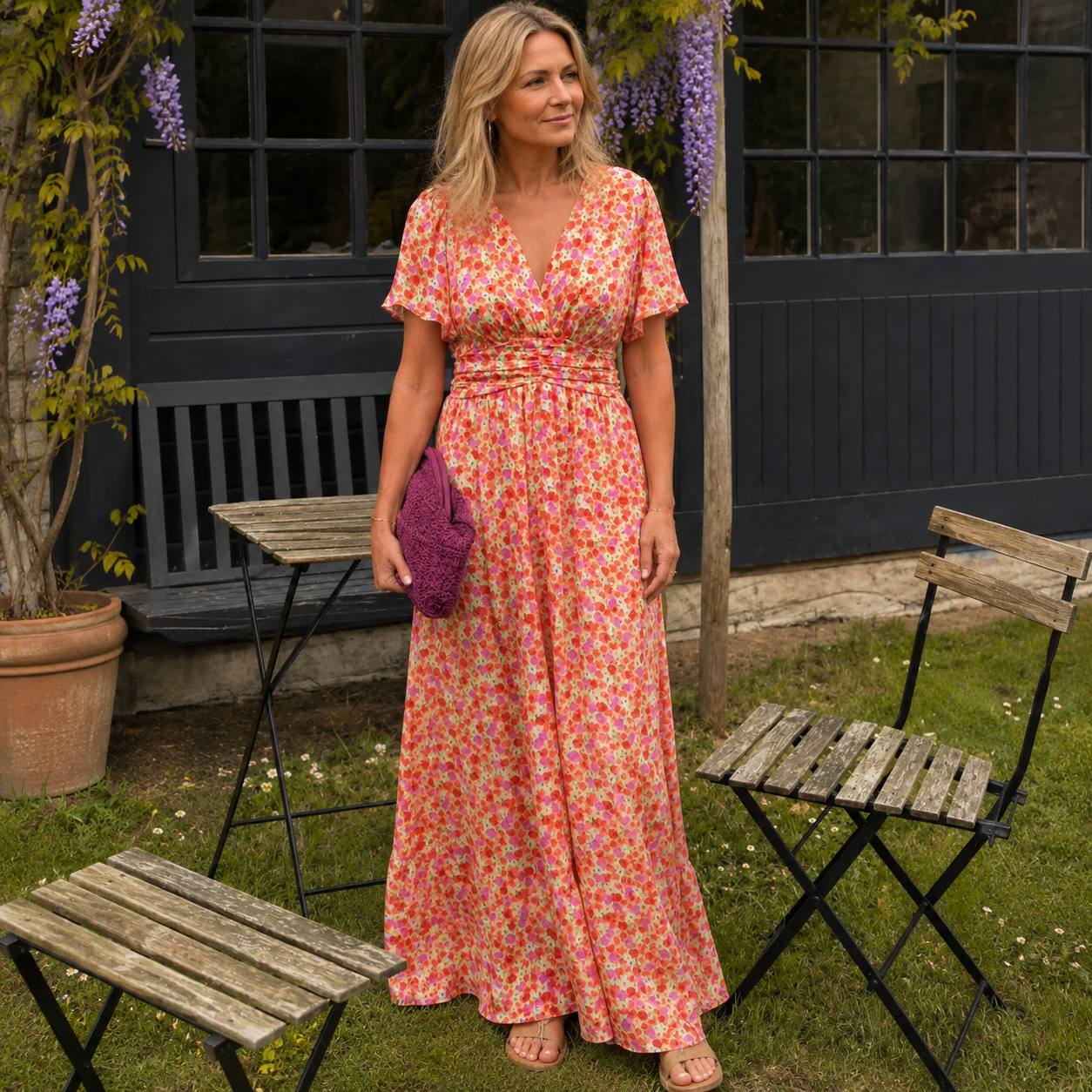 Vivienne | Meadow Bloom Maxi Dress