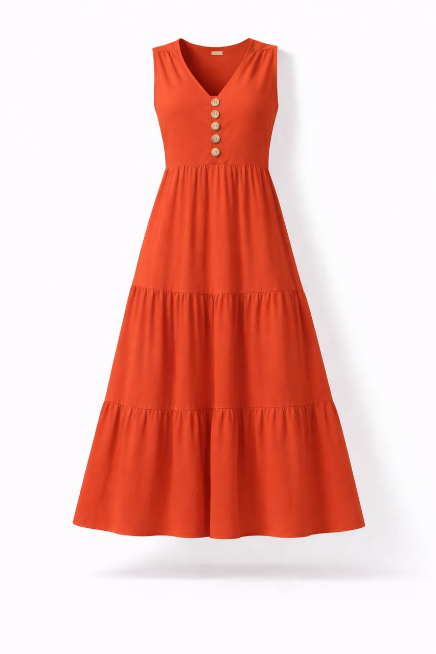 Evelyn | Sleeveless Midi Dress