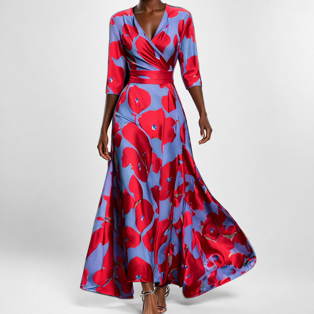 Mackenzie | Elegant Floral Maxi Dress