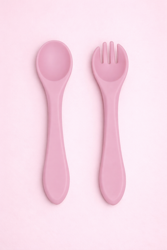 Baby Silicone Spoon & Fork 🍴