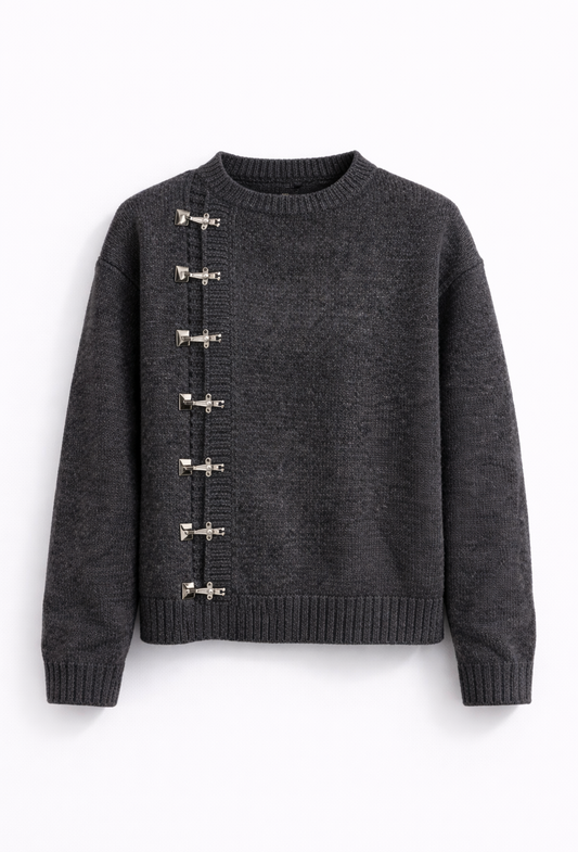 Asymmetrical Toggle Sweater