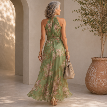 SARA | ELEGANT FLORAL DRESS