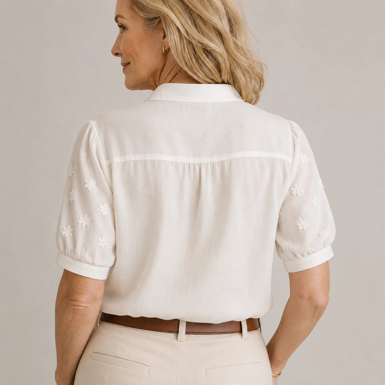 Liora | Embroidered Eyelet Blouse