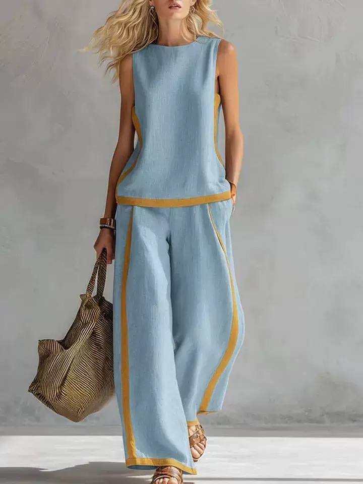 Aurene | linen two-piece outfit