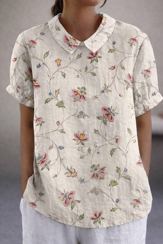 Jasmine | Soft Bloom Cotton Blouse Collection
