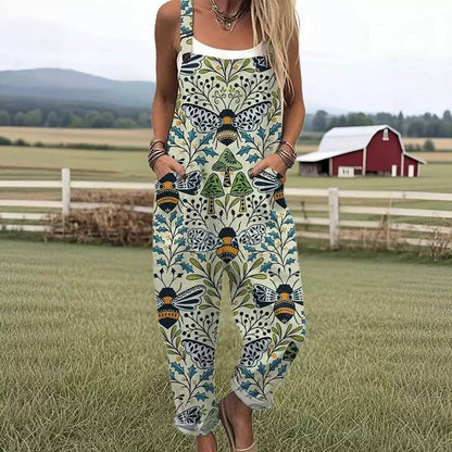 Ainsley | Nature Bloom Printed Jumpsuit