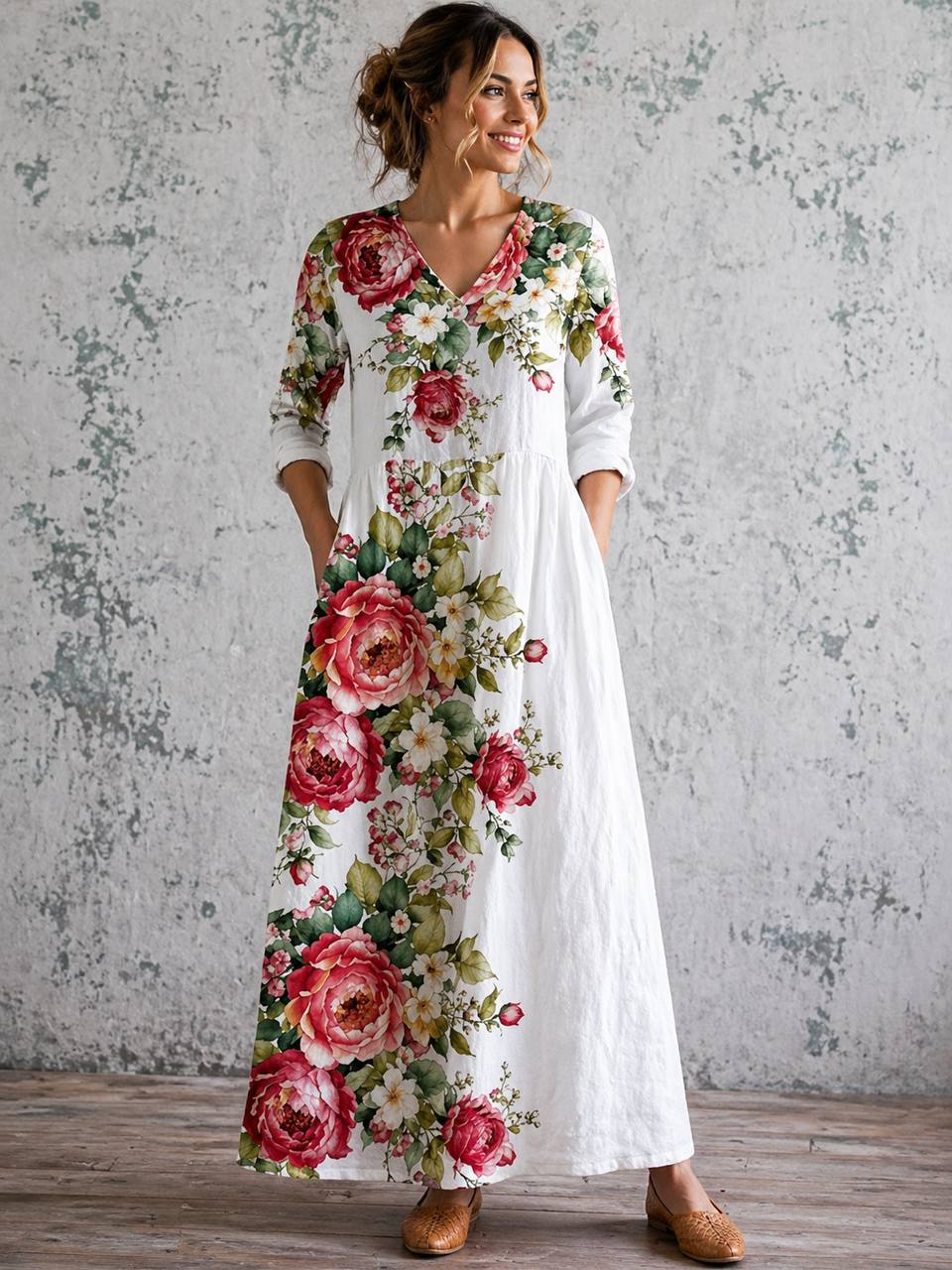 Anissa | Rose Garden Grace Maxi Dress