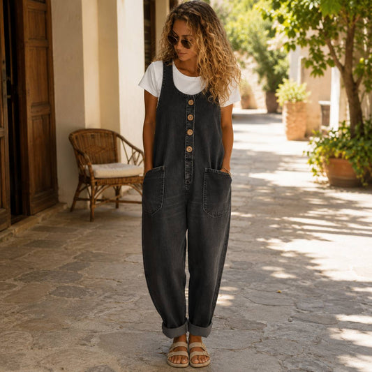 Maribelle | Relaxed Linen Jumpsuit