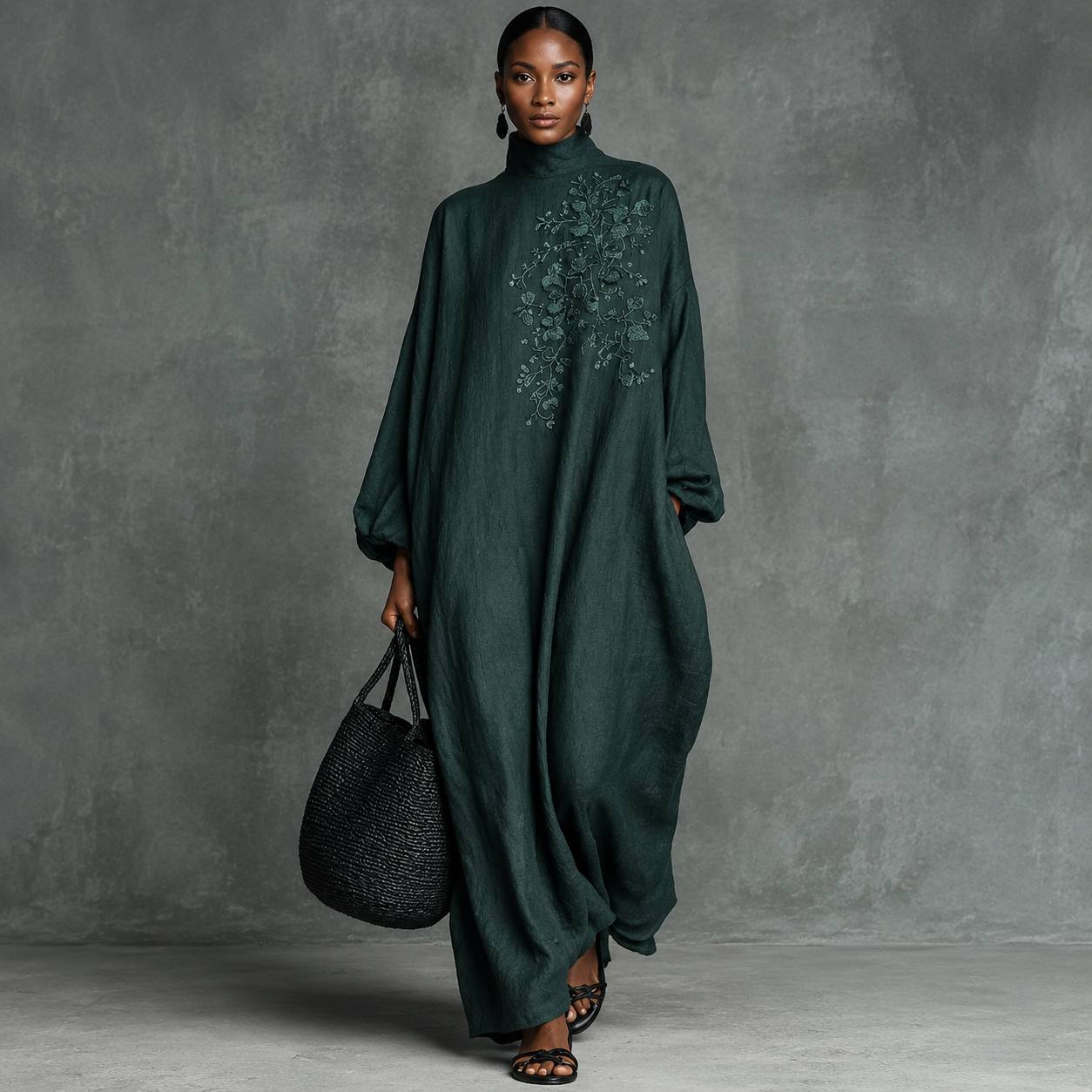 Amarielle | Elegant Embroidered Maxi Dress