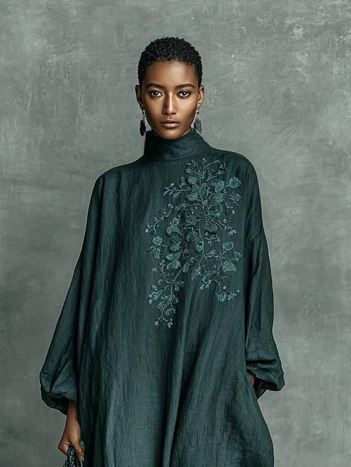 Amarielle | Elegant Embroidered Maxi Dress