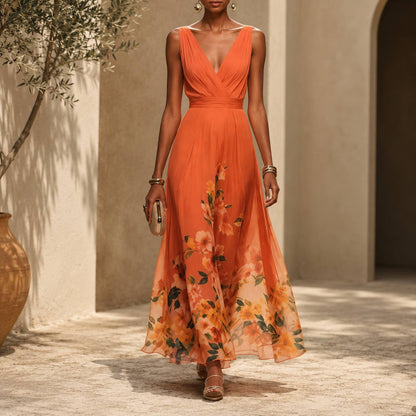Elarisse | Blush Bloom Maxi Dress