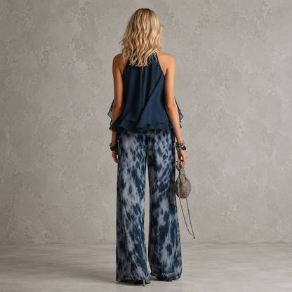 Seraphina | Chiffon Tie-Dye Evening Set