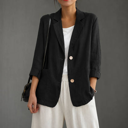Sienna | Cotton Relaxed Blazer