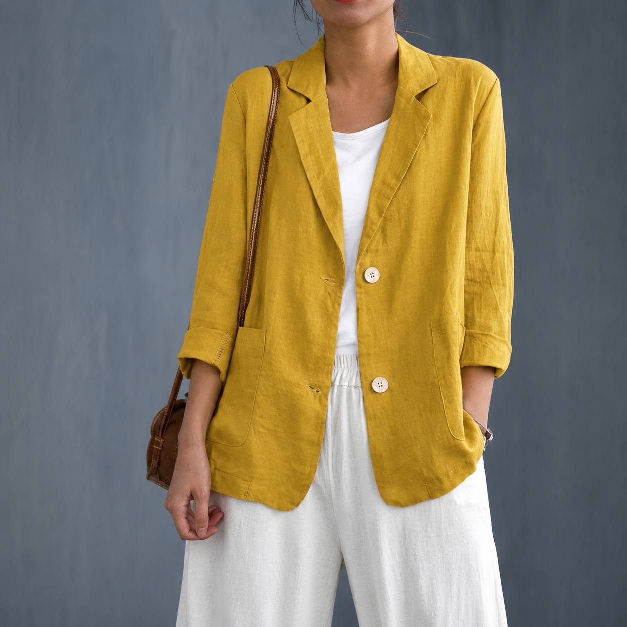Sienna | Cotton Relaxed Blazer