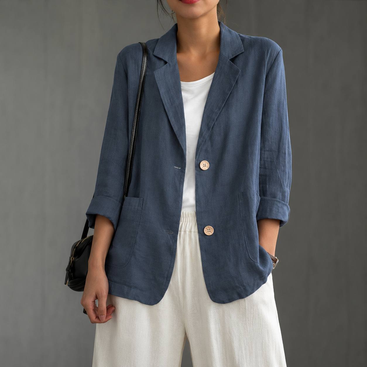 Sienna | Cotton Relaxed Blazer