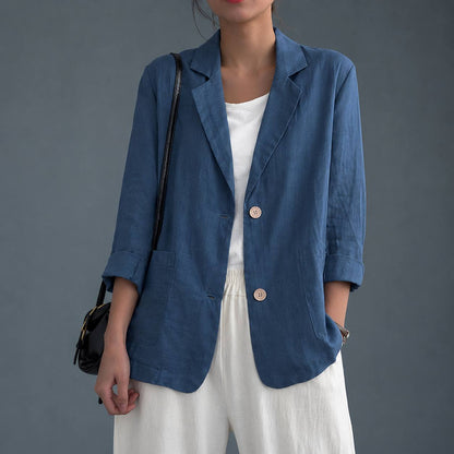 Sienna | Cotton Relaxed Blazer