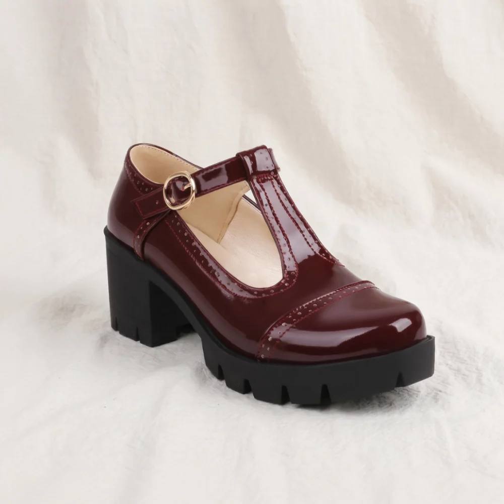 Noiré | Patent Platform Mary Jane Heels