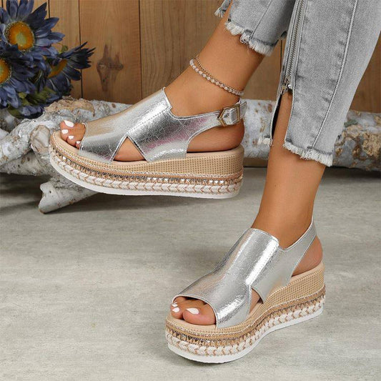 Aurora | Elegant Platform Comfort Sandals