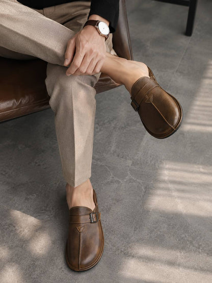 Leon | Leather Comfort Mules