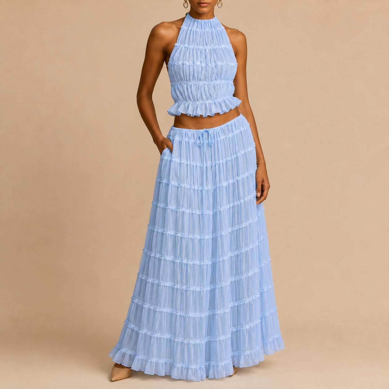 Aurora | Elegant Two-Piece Maxi Set