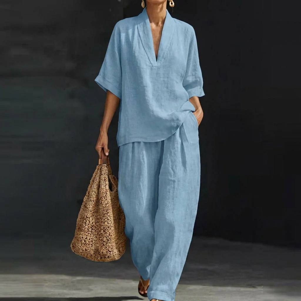 Aurora | Relaxed Linen Two-Piece Set