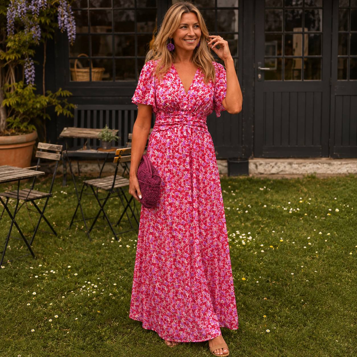 Vivienne | Meadow Bloom Maxi Dress