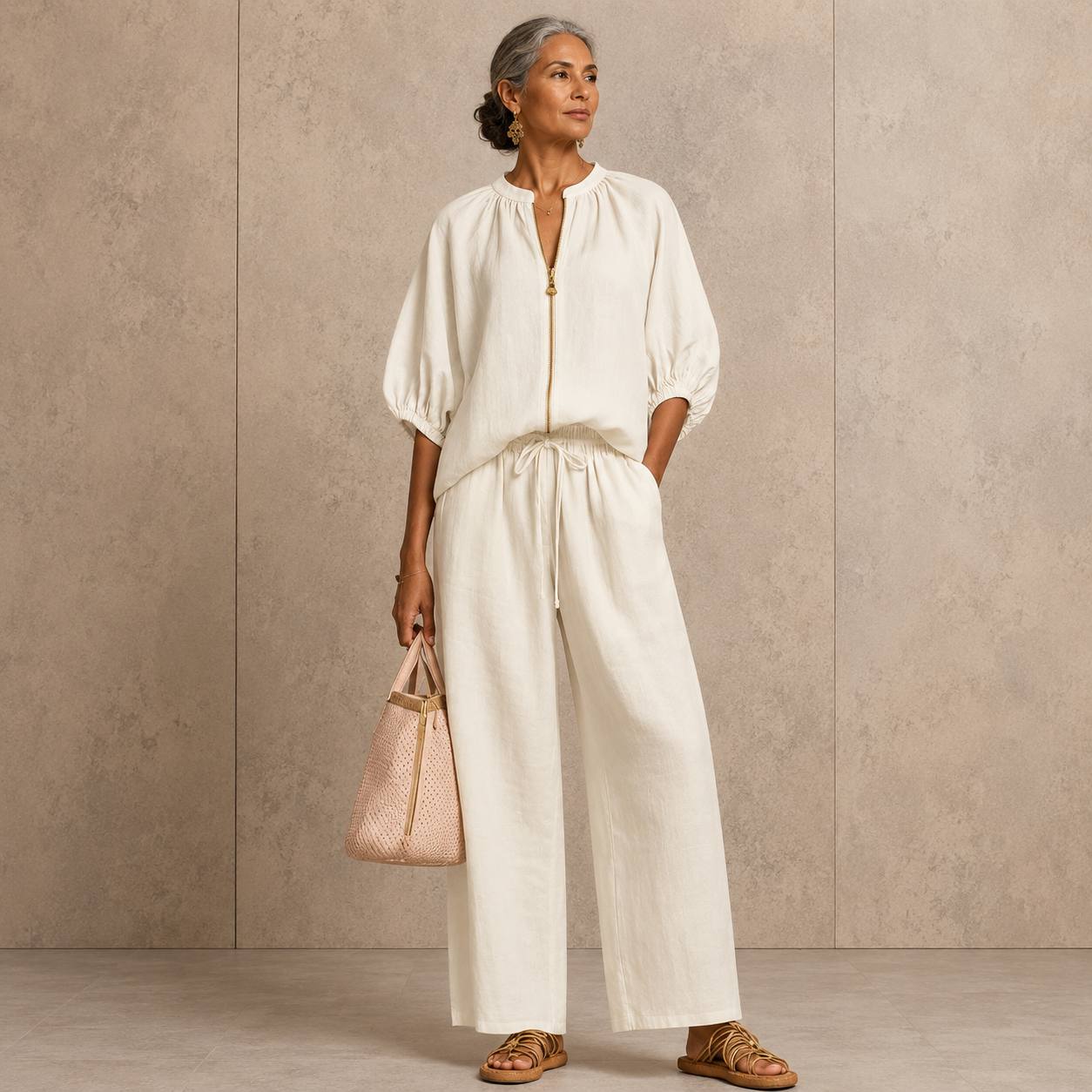 Helena | Denim Breeze Two-Piece Set