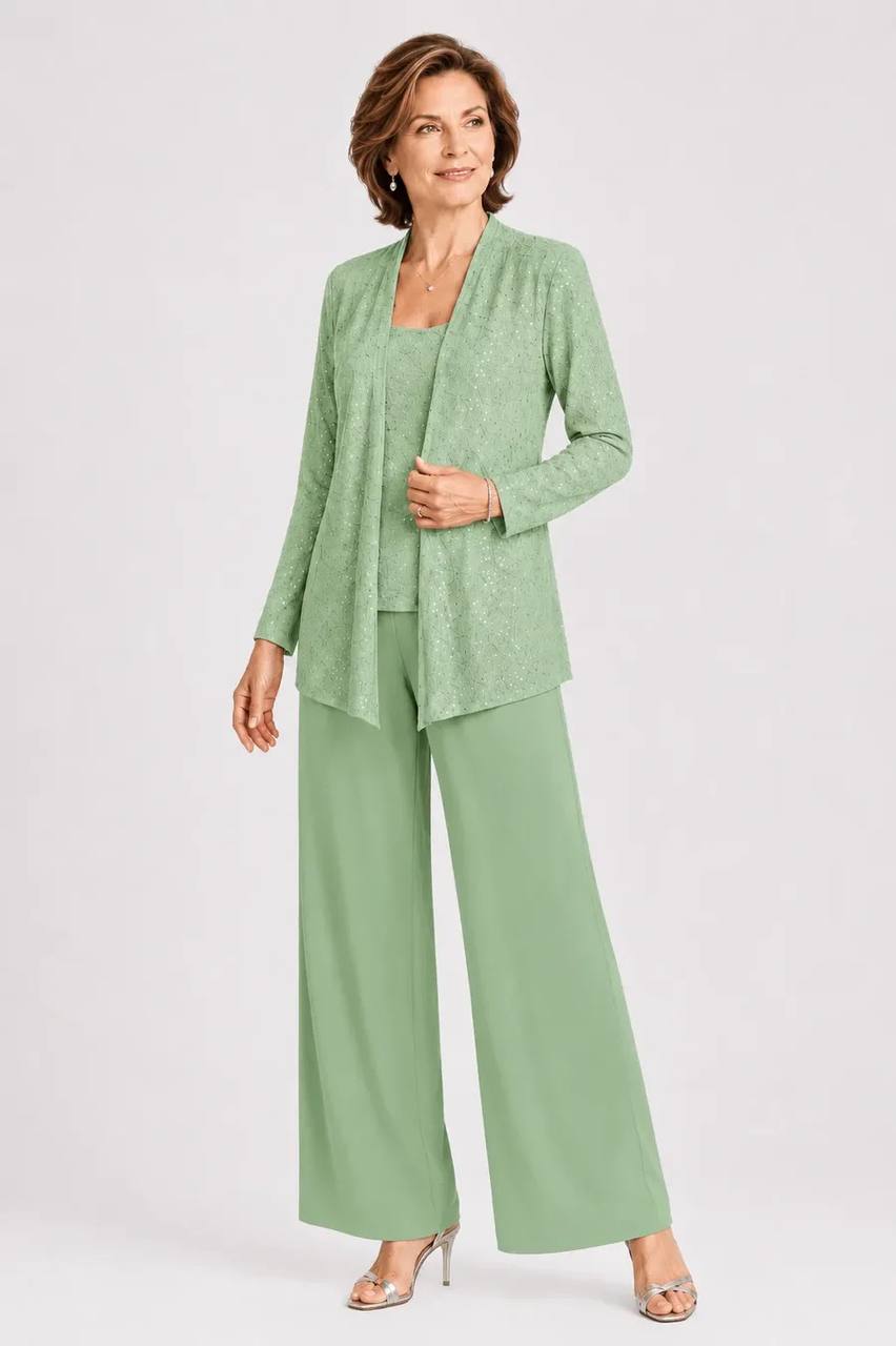 Celeste | Shimmer Three-Piece Evening Set