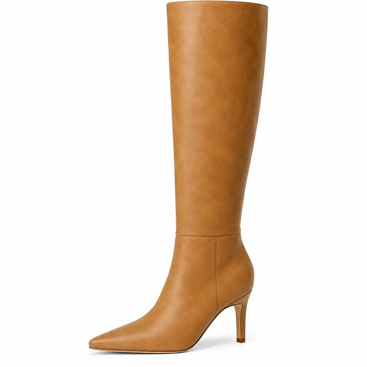 Women's Pointed Toe Knee High Stiletto Boots