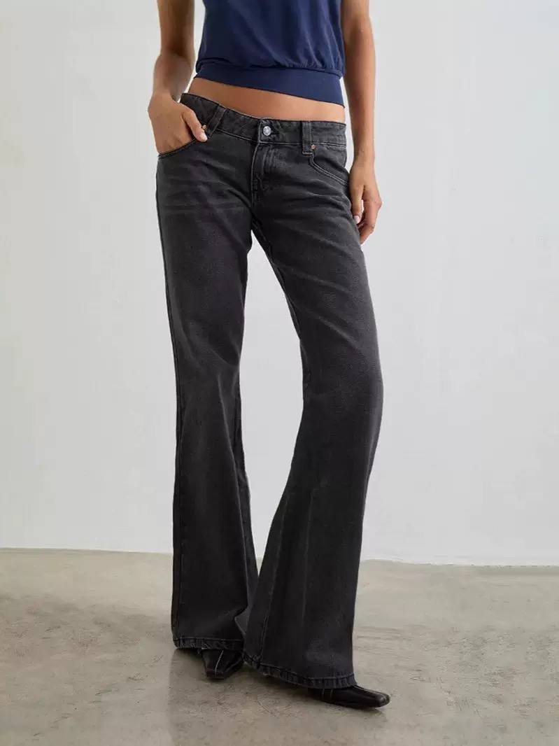 Women's Low Rise Flare Jeans