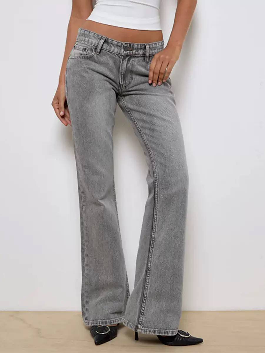 Women's Low Rise Flare Jeans