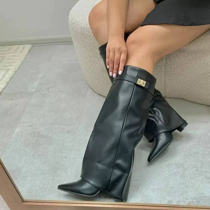 Women's Suede Knee High Boots