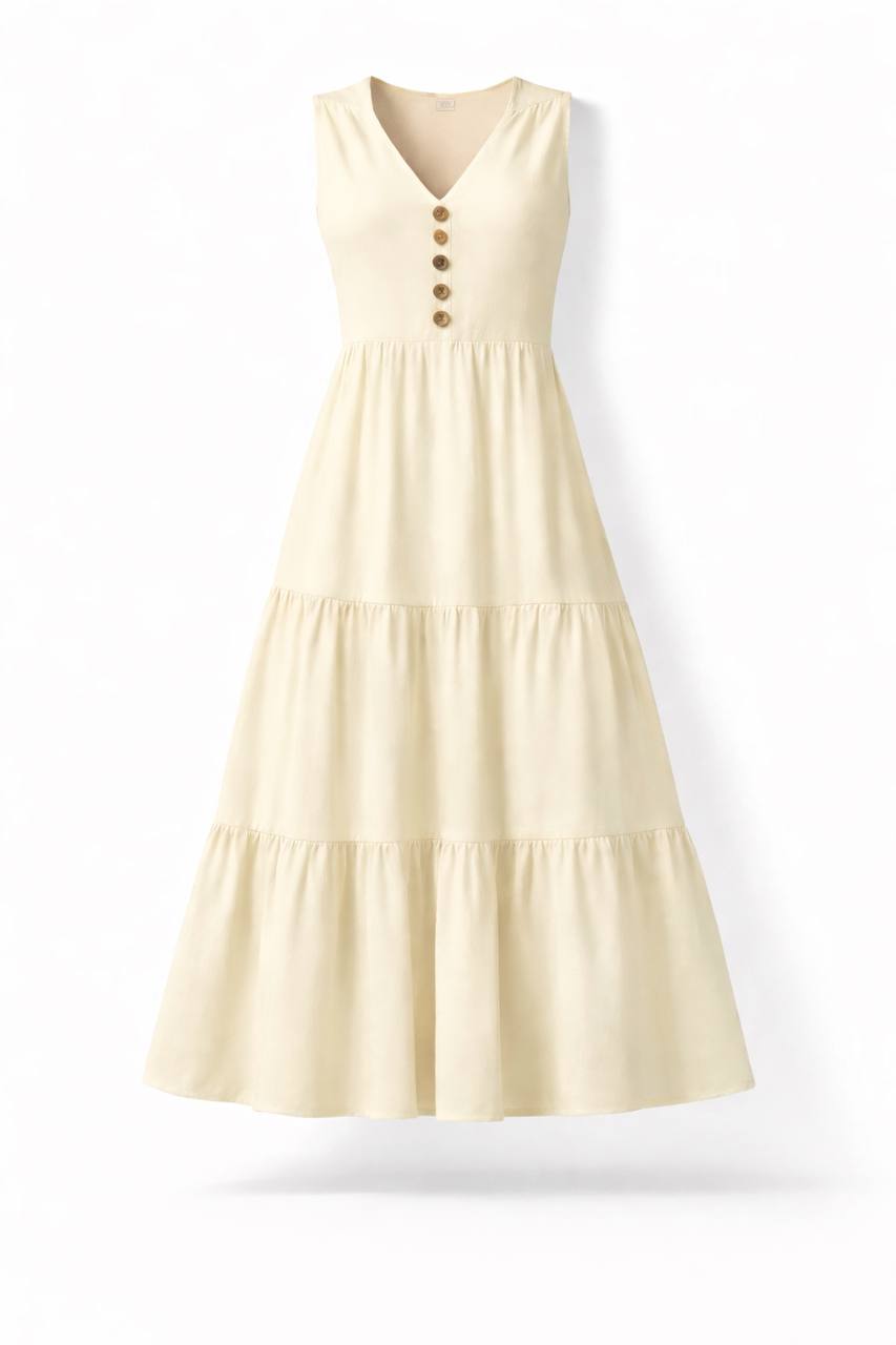 Evelyn | Sleeveless Midi Dress
