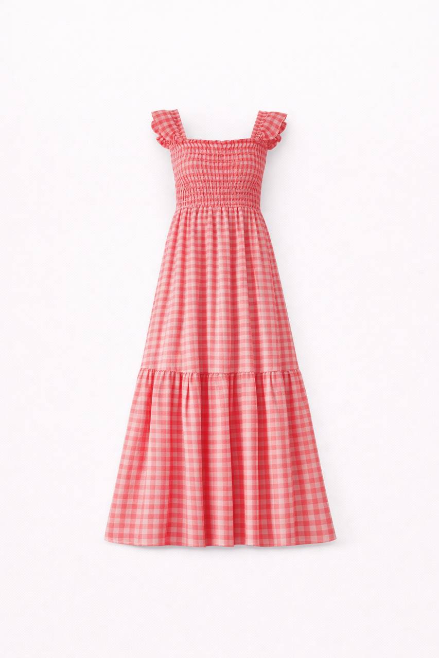 Anaya | Plaid Maxi Dress