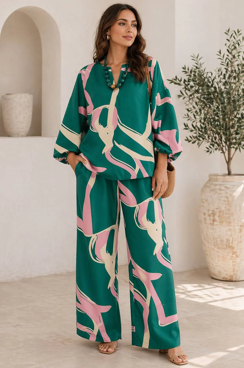 Anika | Printed Two-Piece Set