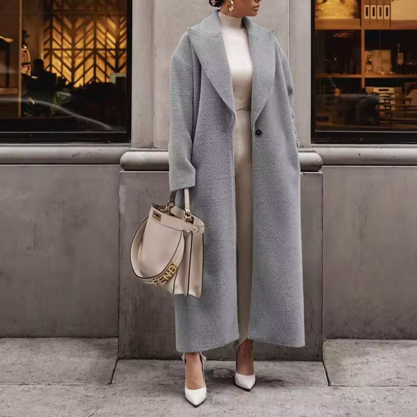 Women's Oversized Teddy Long Coat